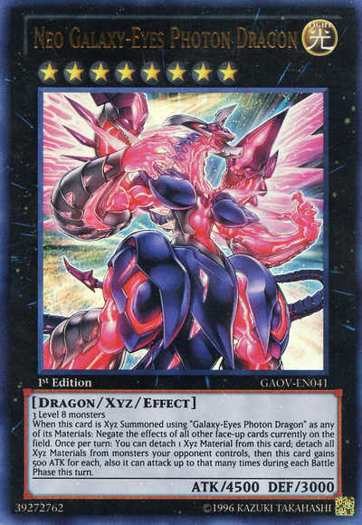 Neo Galaxy-Eyes Photon Dragon [GAOV-EN041] Ultra Rare | Total Play