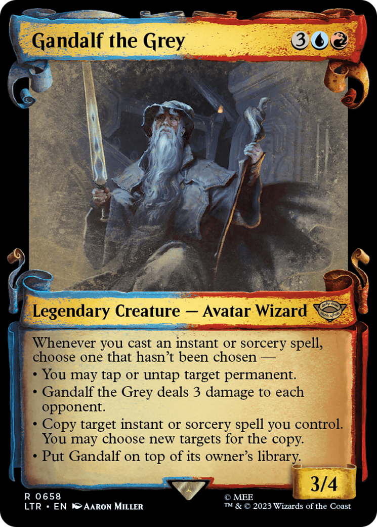 Gandalf the Grey [The Lord of the Rings: Tales of Middle-Earth Showcase Scrolls] | Total Play