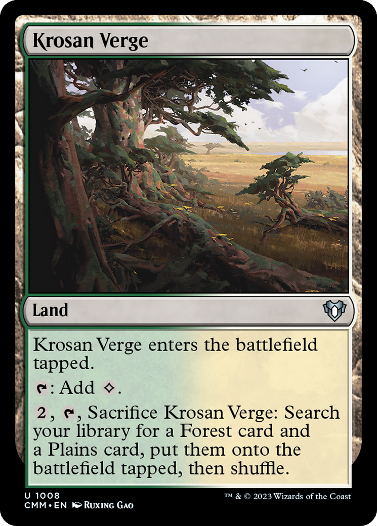 Krosan Verge [Commander Masters] | Total Play