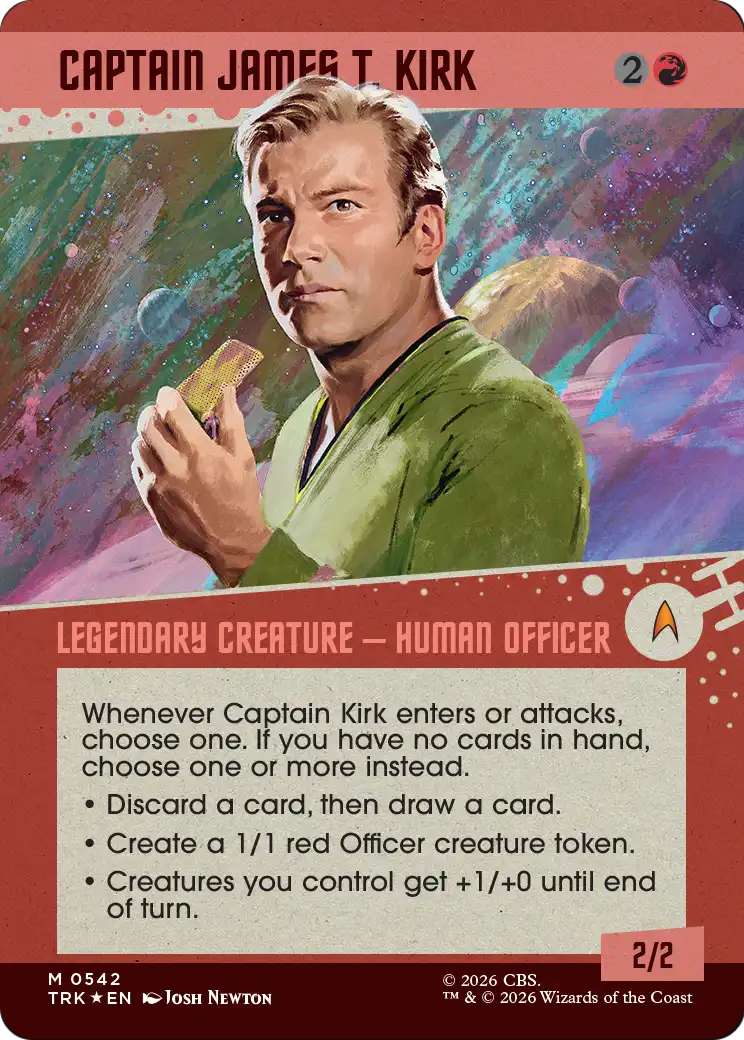 Captain James T. Kirk (Showcase) (Surge Foil) [Star Trek] | Total Play