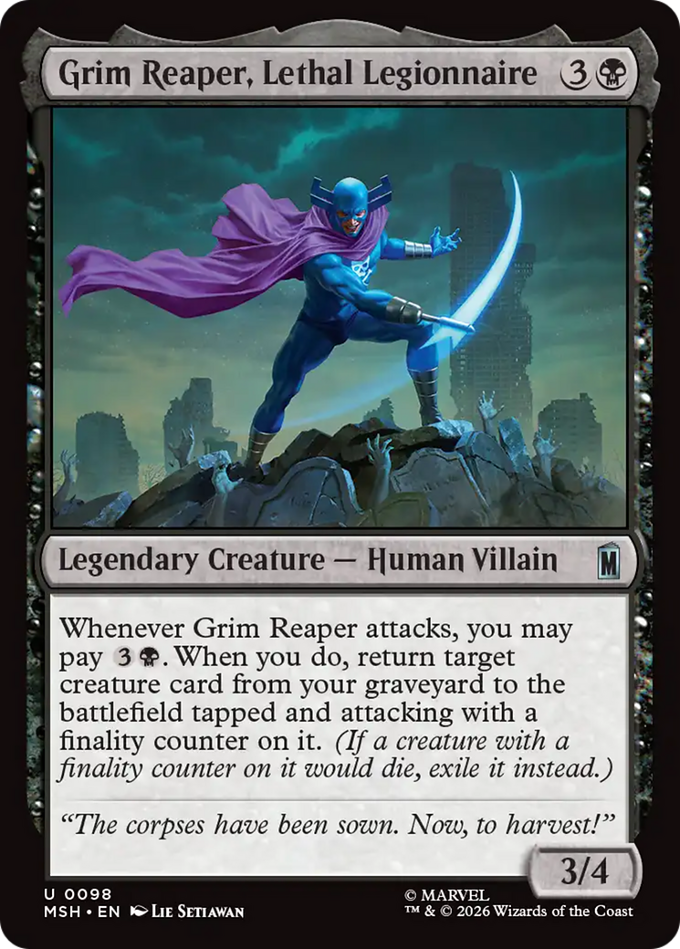 Grim Reaper, Lethal Legionnaire [Marvel Super Heroes] | Total Play