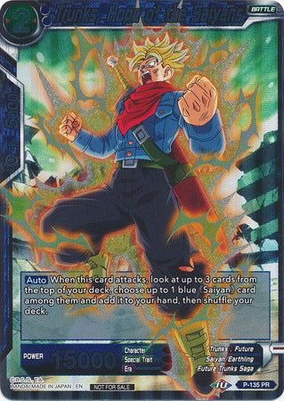 Trunks, Hope of the Saiyans (Series 7 Super Dash Pack) (P-135) [Promotion Cards] | Total Play
