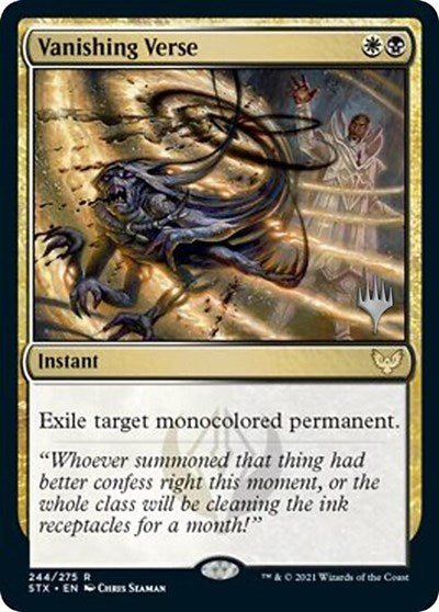 Vanishing Verse (Promo Pack) [Strixhaven: School of Mages Promos] | Total Play
