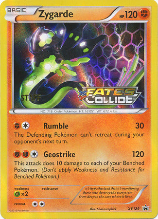 Zygarde (XY129) (Staff) [XY: Black Star Promos] | Total Play