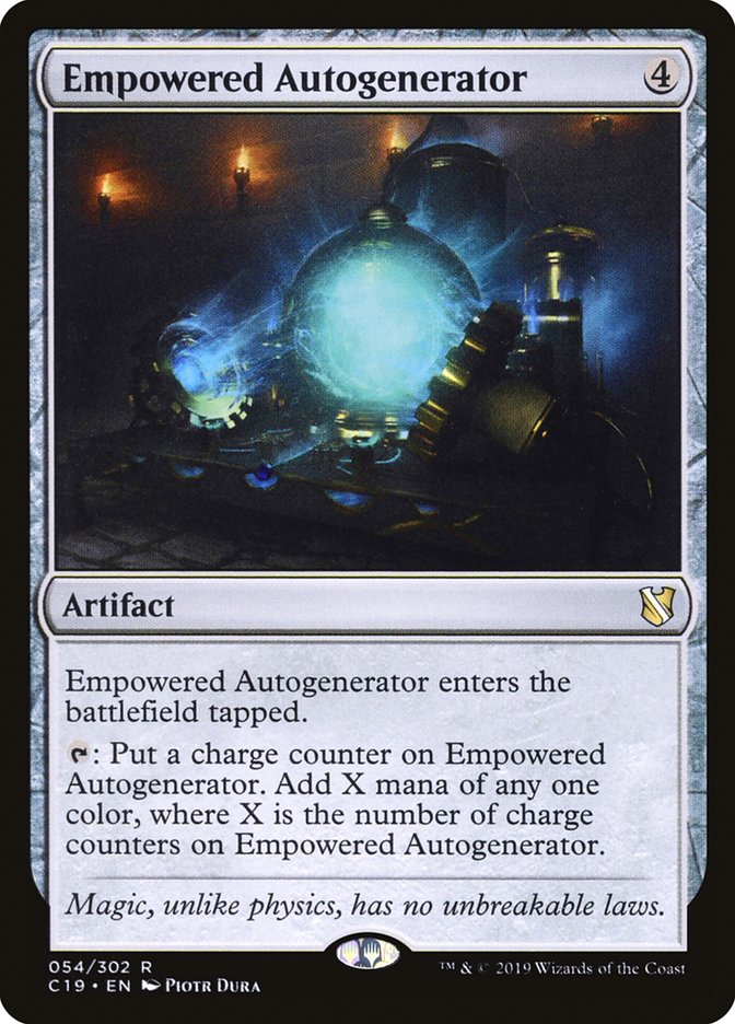 Empowered Autogenerator [Commander 2019] | Total Play