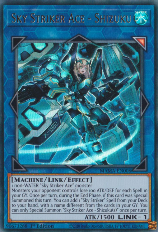 Sky Striker Ace - Shizuku [MAMA-EN006] Ultra Rare | Total Play