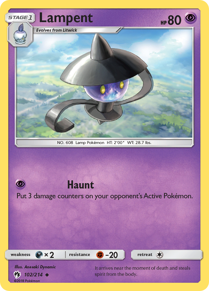 Lampent (102/214) [Sun & Moon: Lost Thunder] | Total Play