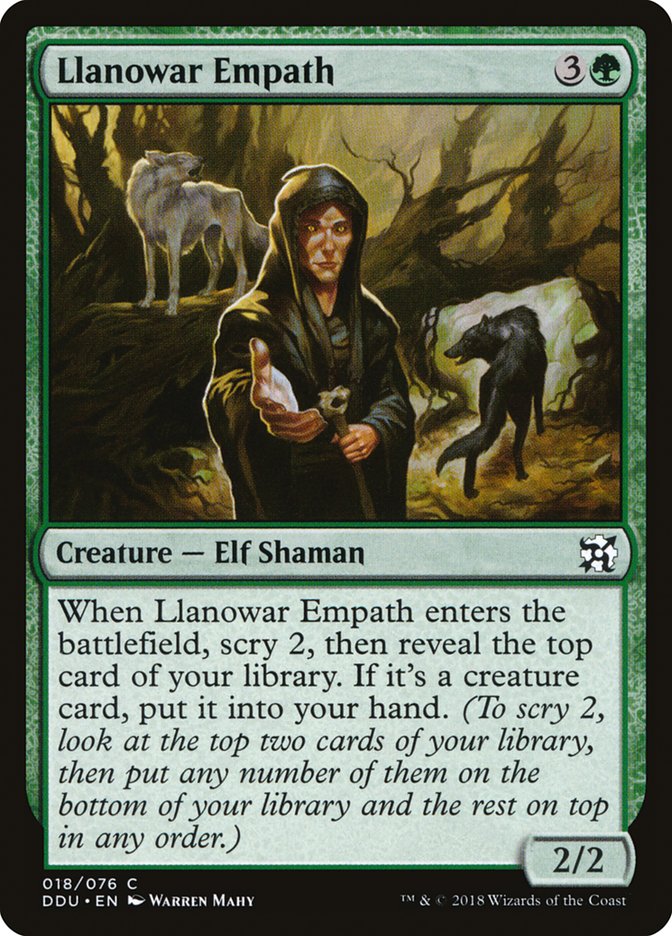 Llanowar Empath [Duel Decks: Elves vs. Inventors] | Total Play