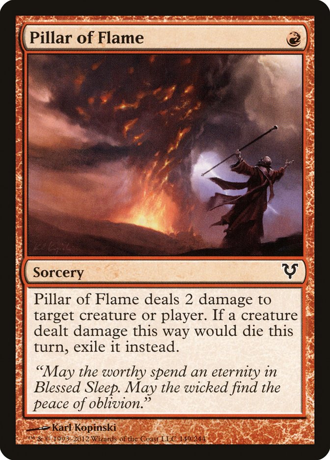 Pillar of Flame [Avacyn Restored] | Total Play
