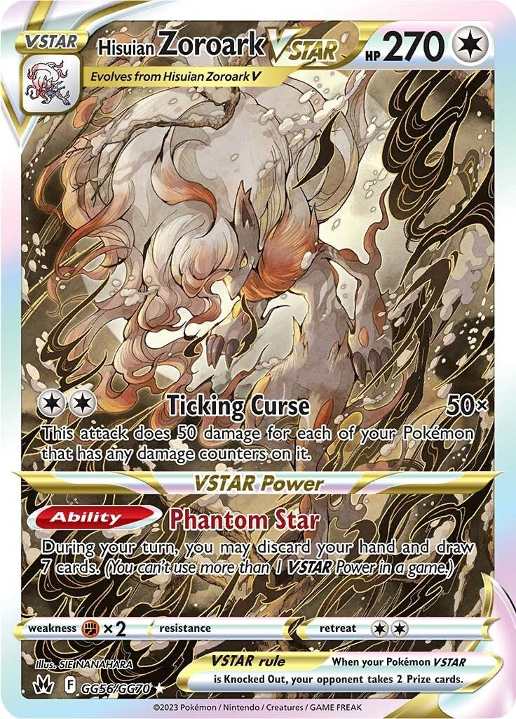 Hisuian Zoroark VSTAR (GG56/GG70) [Sword & Shield: Crown Zenith] | Total Play