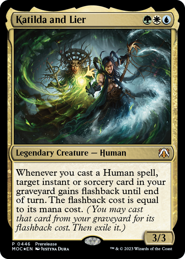 Katilda and Lier [March of the Machine Commander Prerelease Promos] | Total Play