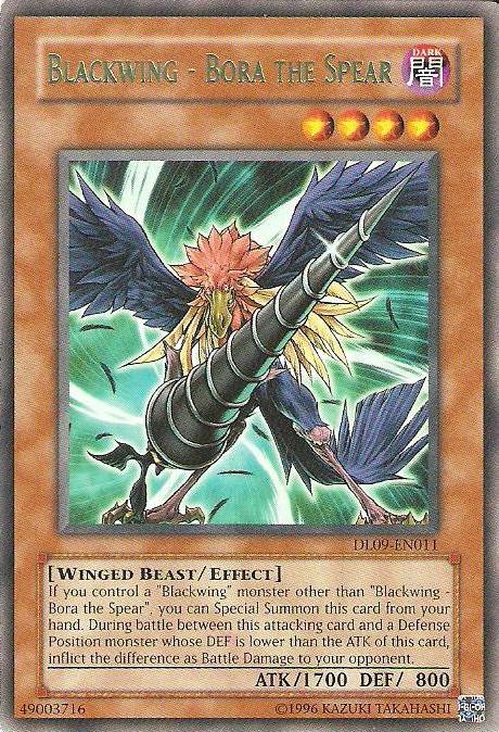 Blackwing - Bora the Spear (Green) [DL09-EN011] Rare | Total Play