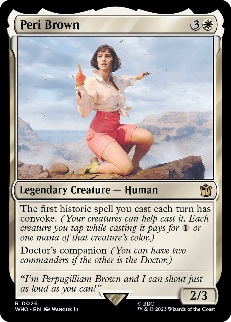 Peri Brown [Doctor Who] | Total Play