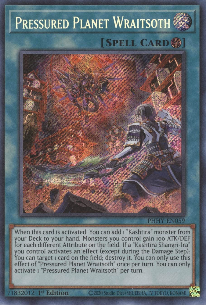 Pressured Planet Wraitsoth [PHHY-EN059] Secret Rare | Total Play