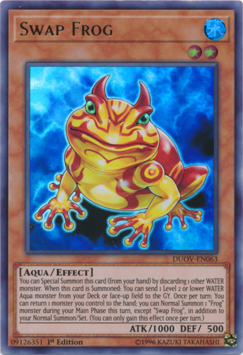 Swap Frog [DUOV-EN063] Ultra Rare | Total Play