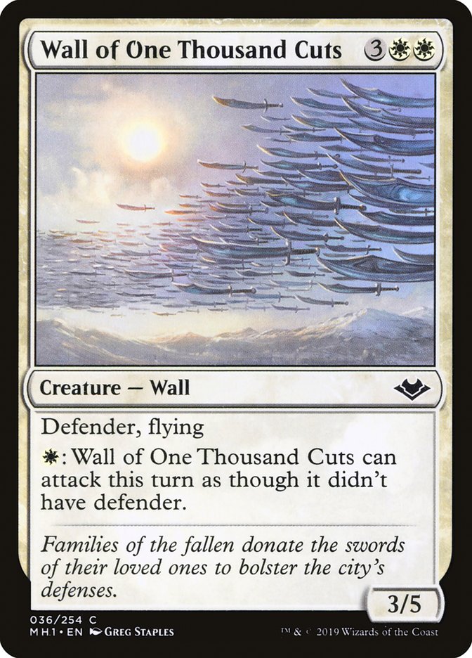 Wall of One Thousand Cuts [Modern Horizons] | Total Play