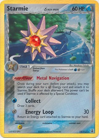 Starmie (15/113) (Delta Species) (Stamped) [EX: Delta Species] | Total Play