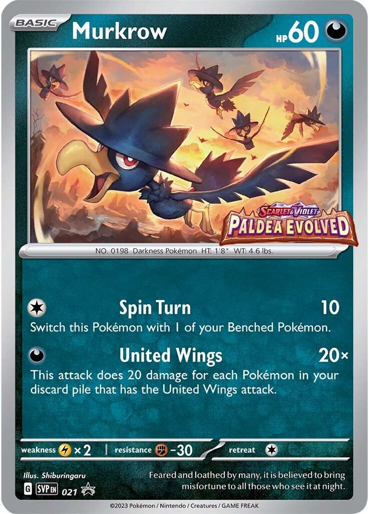 Murkrow (021) [Scarlet & Violet: Black Star Promos] | Total Play