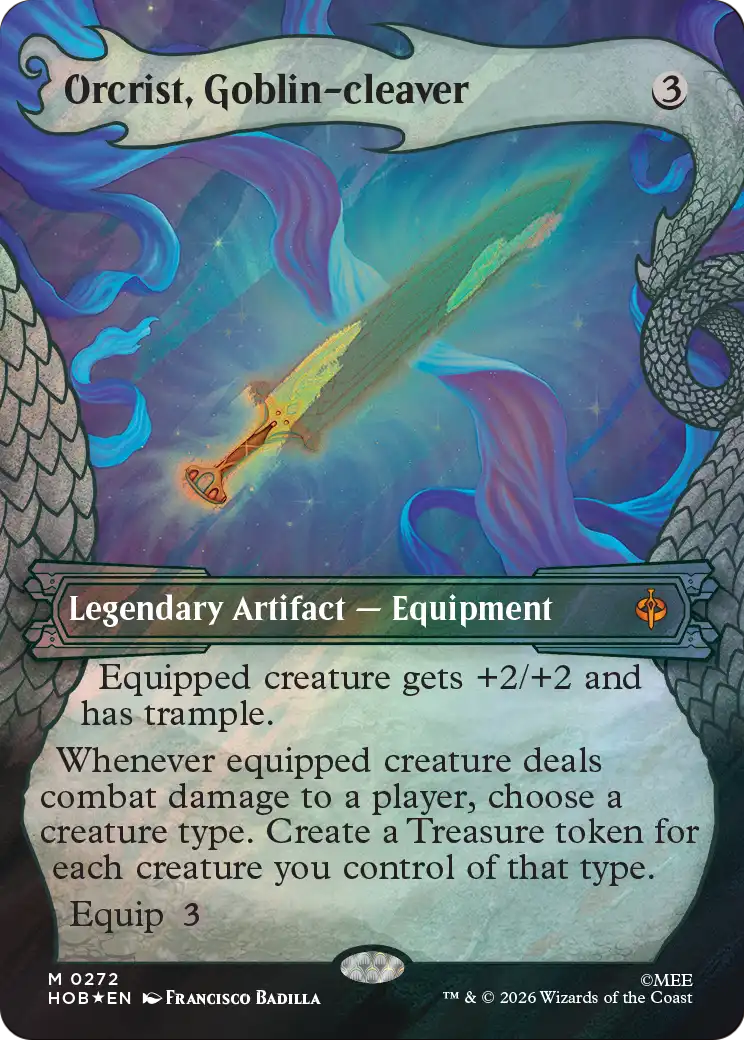 Orcrist, Goblin-cleaver (Showcase) (Surge Foil) [The Hobbit] | Total Play