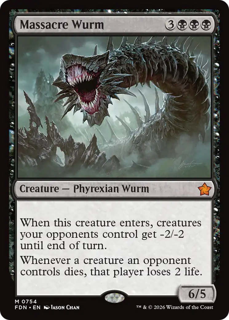 Massacre Wurm (0754) [Foundations] | Total Play