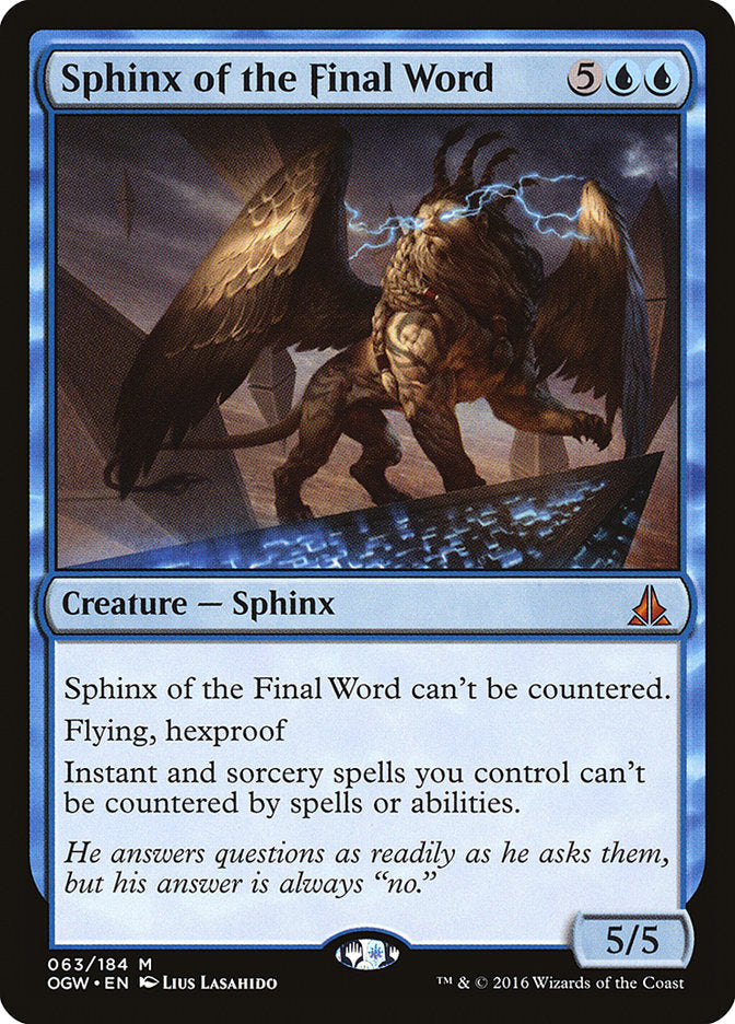 Sphinx of the Final Word [Oath of the Gatewatch] | Total Play