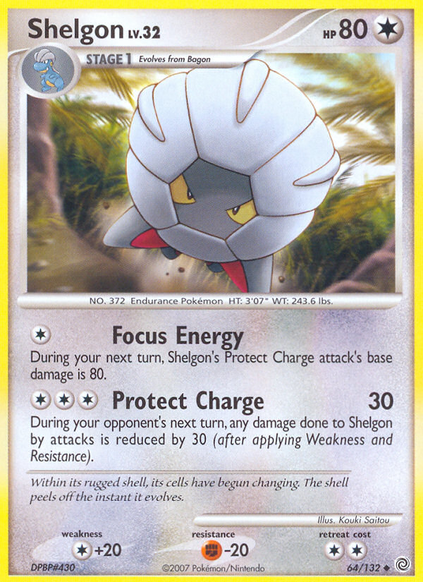 Shelgon (64/132) [Diamond & Pearl: Secret Wonders] | Total Play