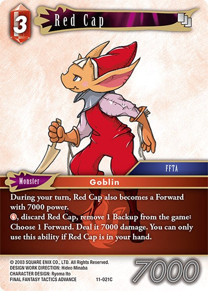 Red Cap [Opus XI] | Total Play