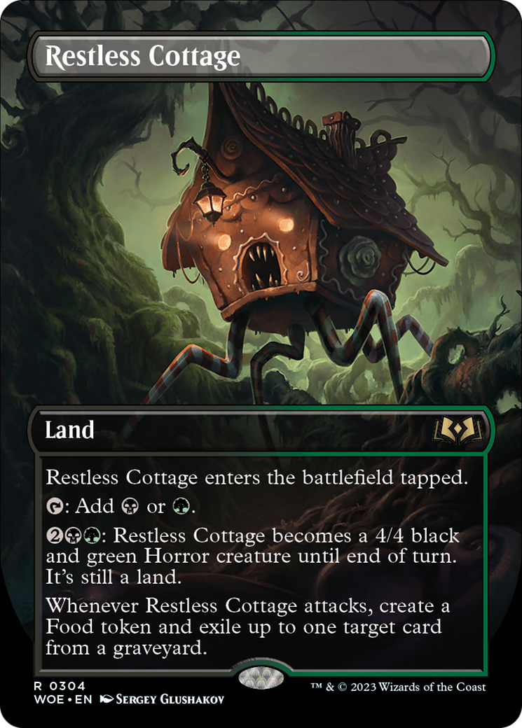 Restless Cottage (Borderless Alternate Art) [Wilds of Eldraine] | Total Play
