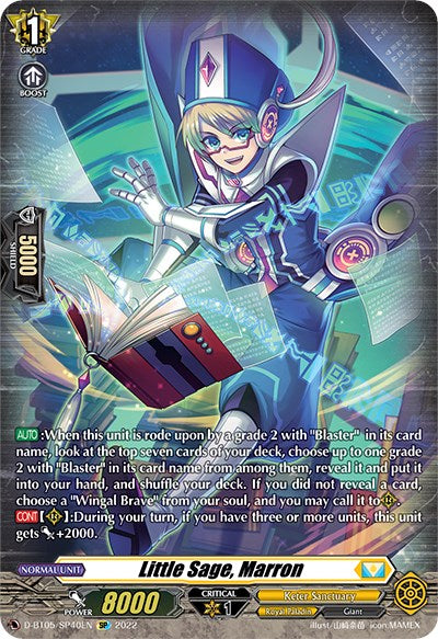 Little Sage, Marron (D-BT05/SP40EN) [Triumphant Return of the Brave Heroes] | Total Play