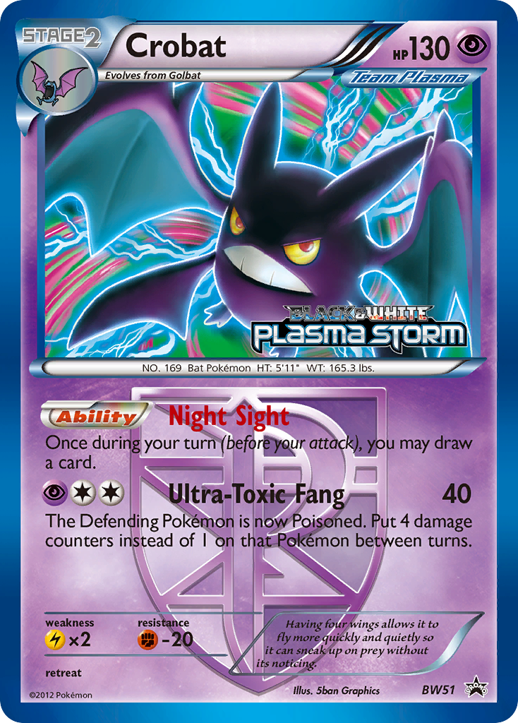 Crobat (BW51) [Black & White: Black Star Promos] | Total Play
