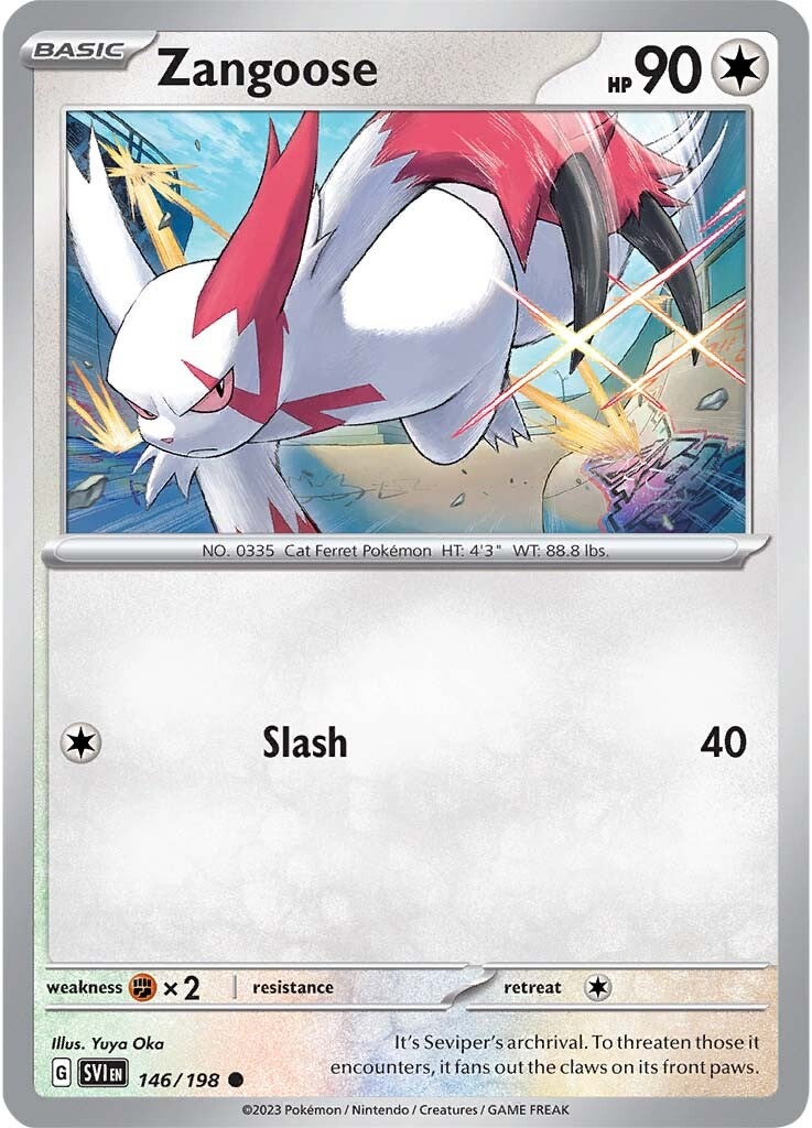 Zangoose (146/198) [Scarlet & Violet: Base Set] | Total Play