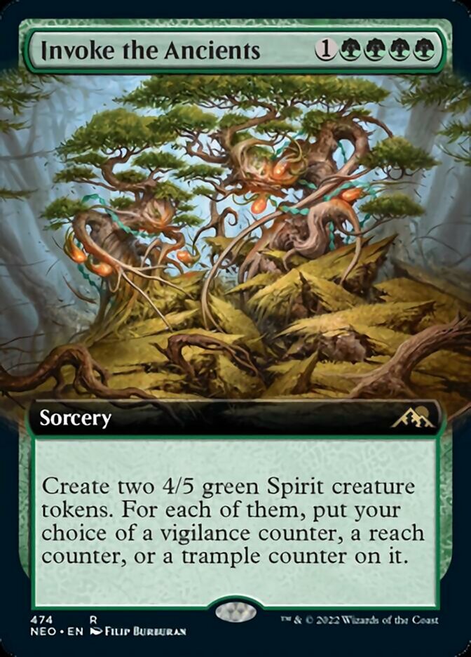 Invoke the Ancients (Extended Art) [Kamigawa: Neon Dynasty] | Total Play
