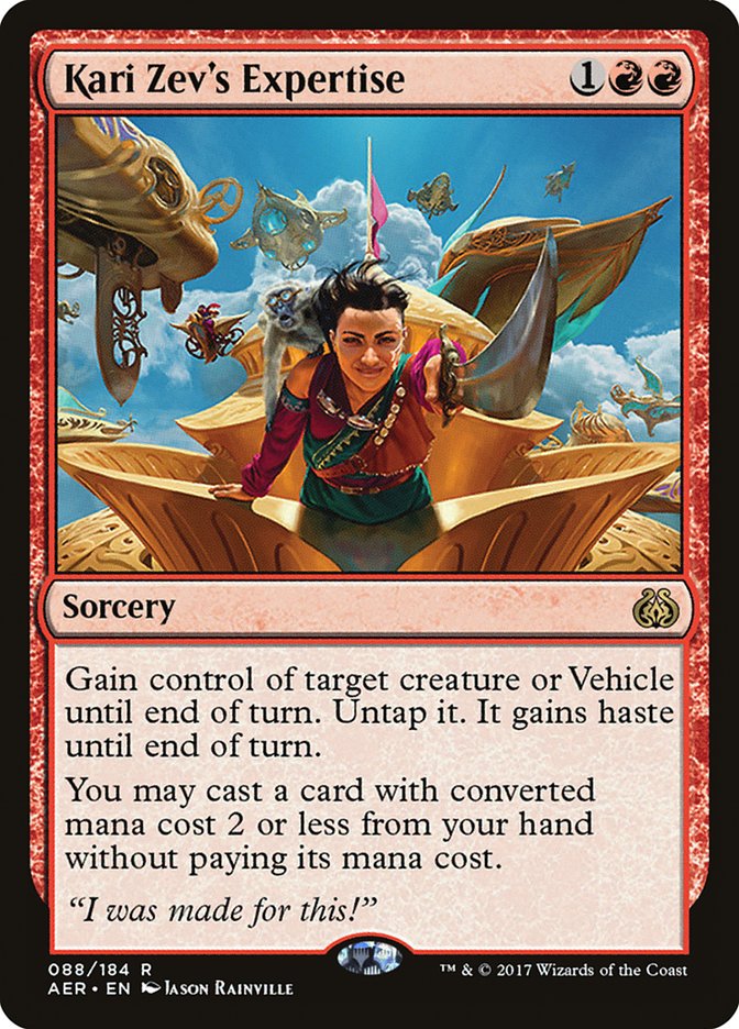 Kari Zev's Expertise [Aether Revolt] | Total Play