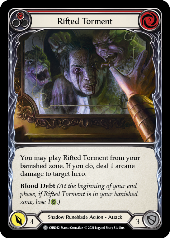 Rifted Torment (Red) [CHN012] (Monarch Chane Blitz Deck) | Total Play