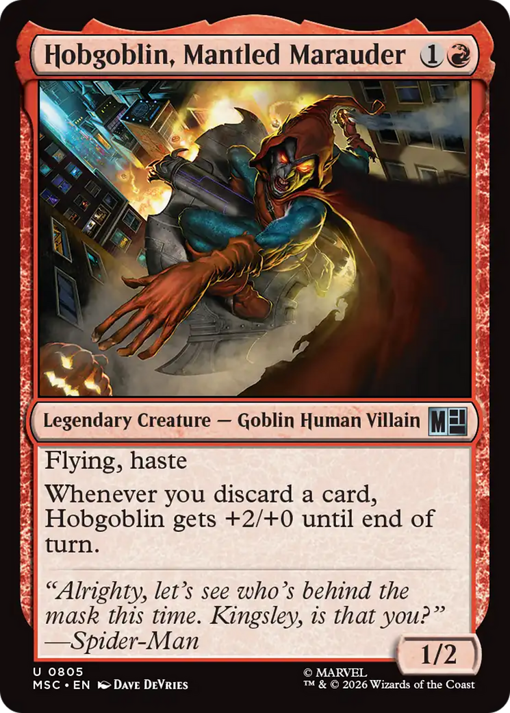 Hobgoblin, Mantled Marauder [Marvel Super Heroes Commander] | Total Play