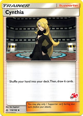 Cynthia (119/156) (Charizard Stamp #59) [Battle Academy 2020] | Total Play