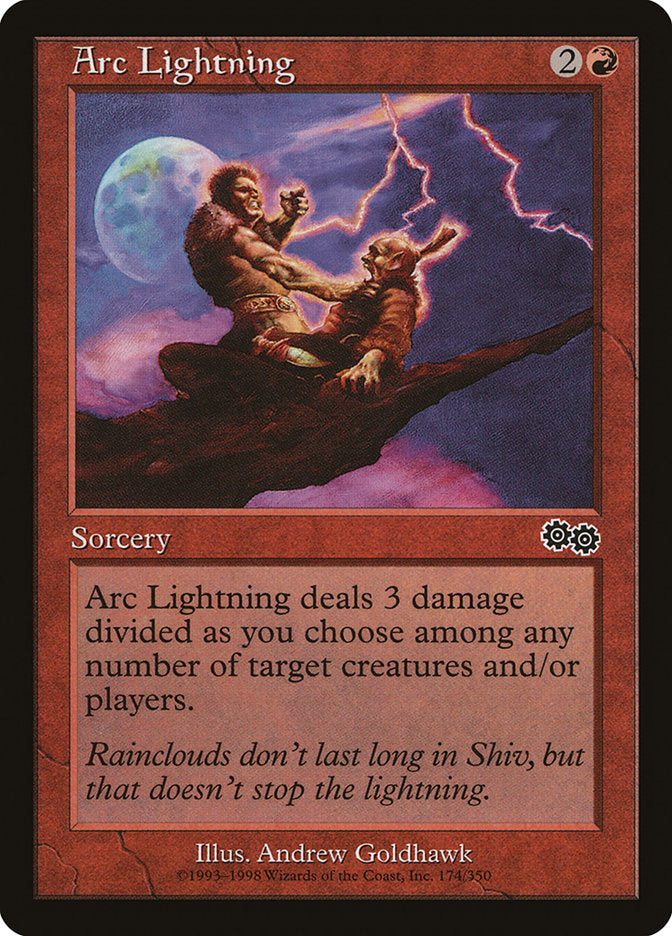 Arc Lightning [Urza's Saga] | Total Play