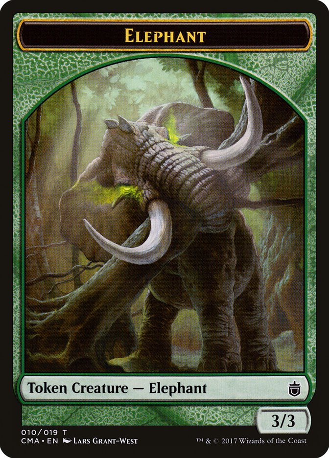 Elephant Token [Commander Anthology Tokens] | Total Play