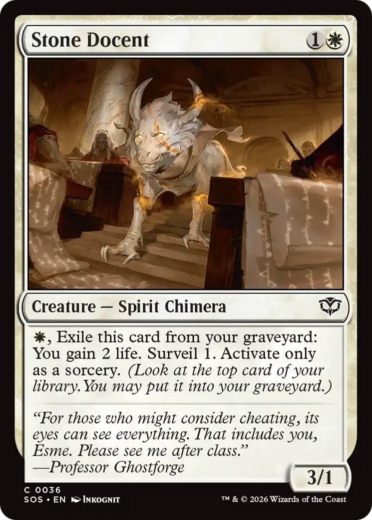 Stone Docent [Secrets of Strixhaven] | Total Play