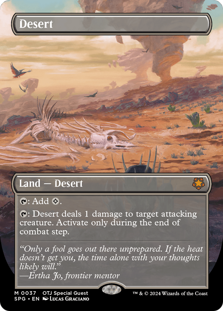 Desert (Borderless) [Outlaws of Thunder Junction Special Guests] | Total Play
