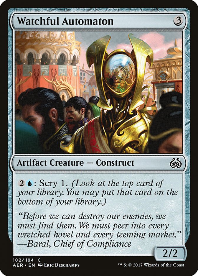 Watchful Automaton [Aether Revolt] | Total Play