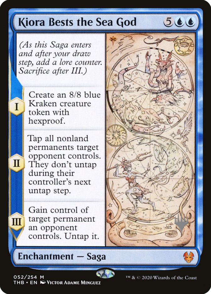 Kiora Bests the Sea God (Promo Pack) [Theros Beyond Death Promos] | Total Play