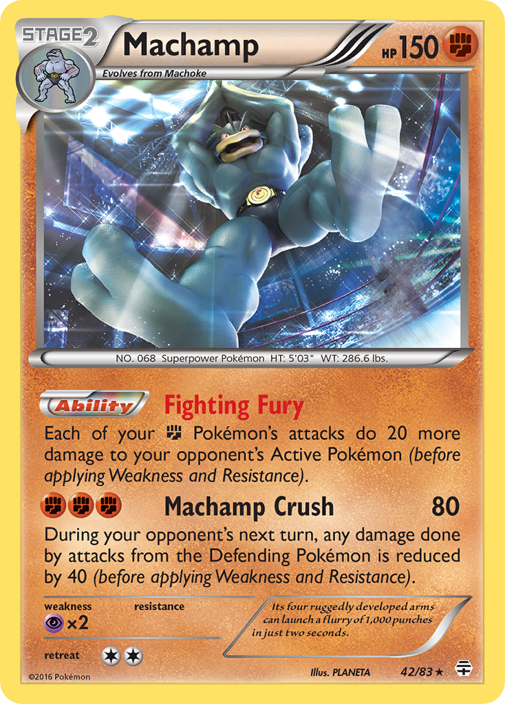 Machamp (42/83) [XY: Generations] | Total Play