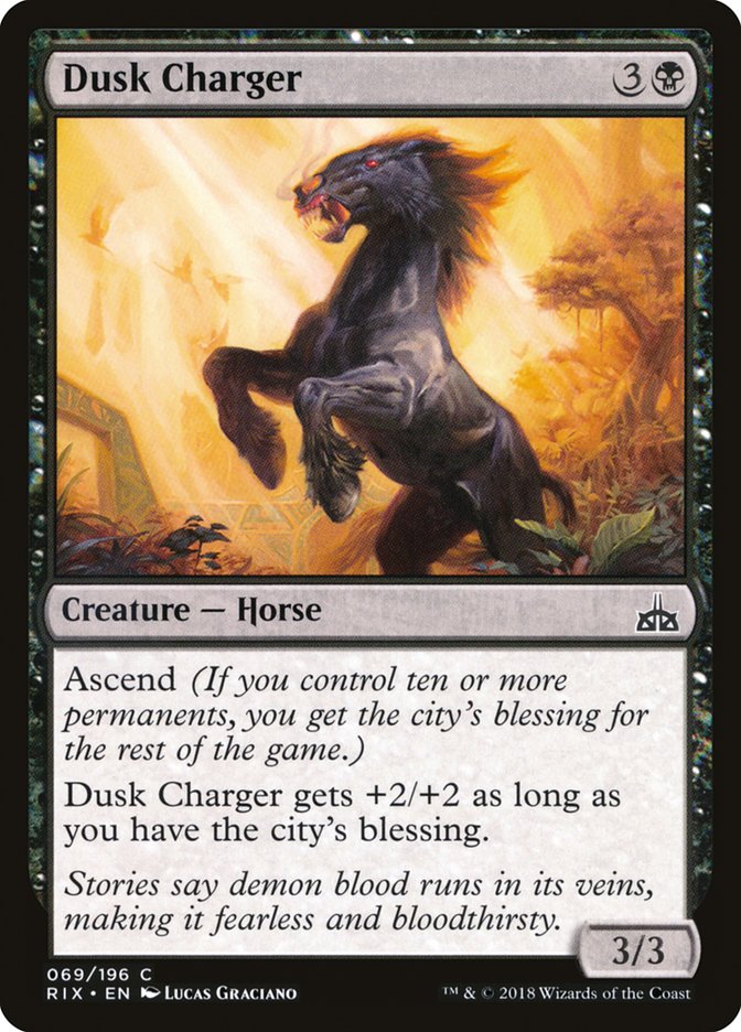 Dusk Charger [Rivals of Ixalan] | Total Play