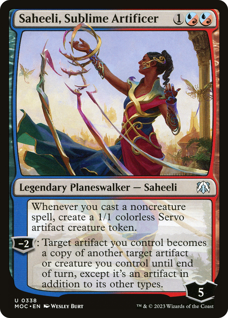 Saheeli, Sublime Artificer [March of the Machine Commander] | Total Play