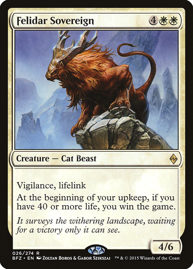 Felidar Sovereign [Battle for Zendikar] | Total Play