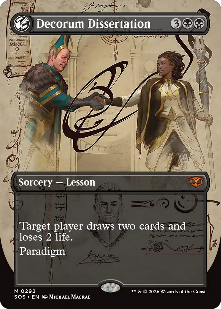 Decorum Dissertation (Borderless) [Secrets of Strixhaven] | Total Play