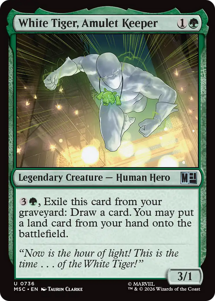 White Tiger, Amulet Keeper [Marvel Super Heroes Commander] | Total Play