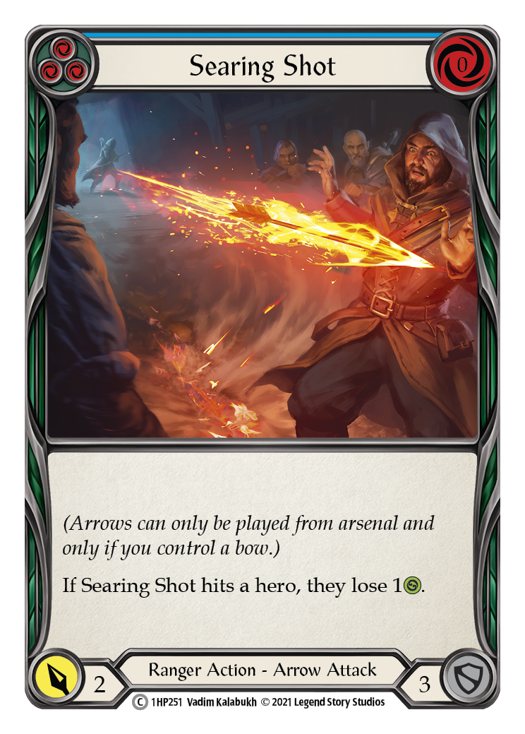 Searing Shot (Blue) [1HP251] (History Pack 1) | Total Play