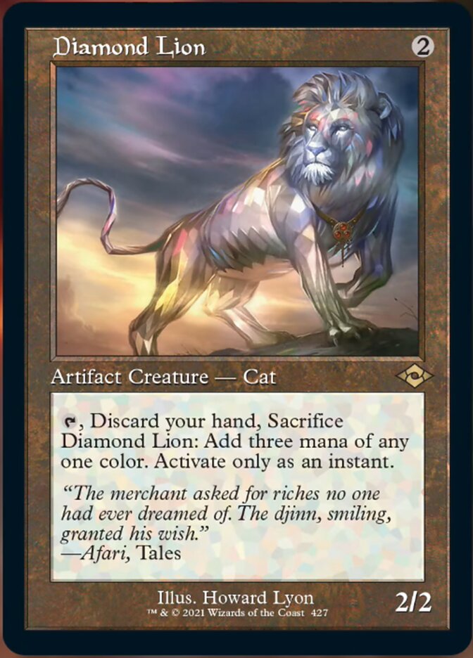 Diamond Lion (Retro Foil Etched) [Modern Horizons 2] | Total Play